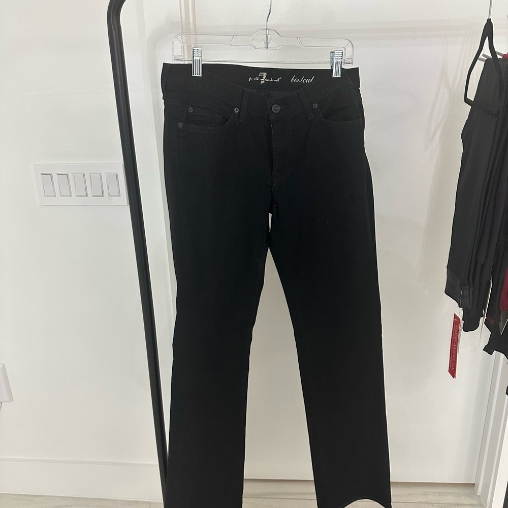 NWNT | 7 For All Mankind Bootcut Jeans | 32 | Black